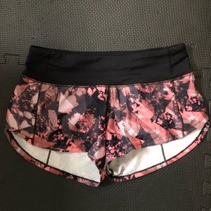 Lululemon speed shorts